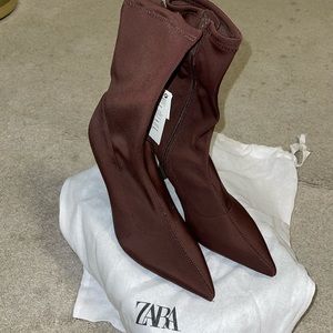 Zara Stretch Ankle Boots